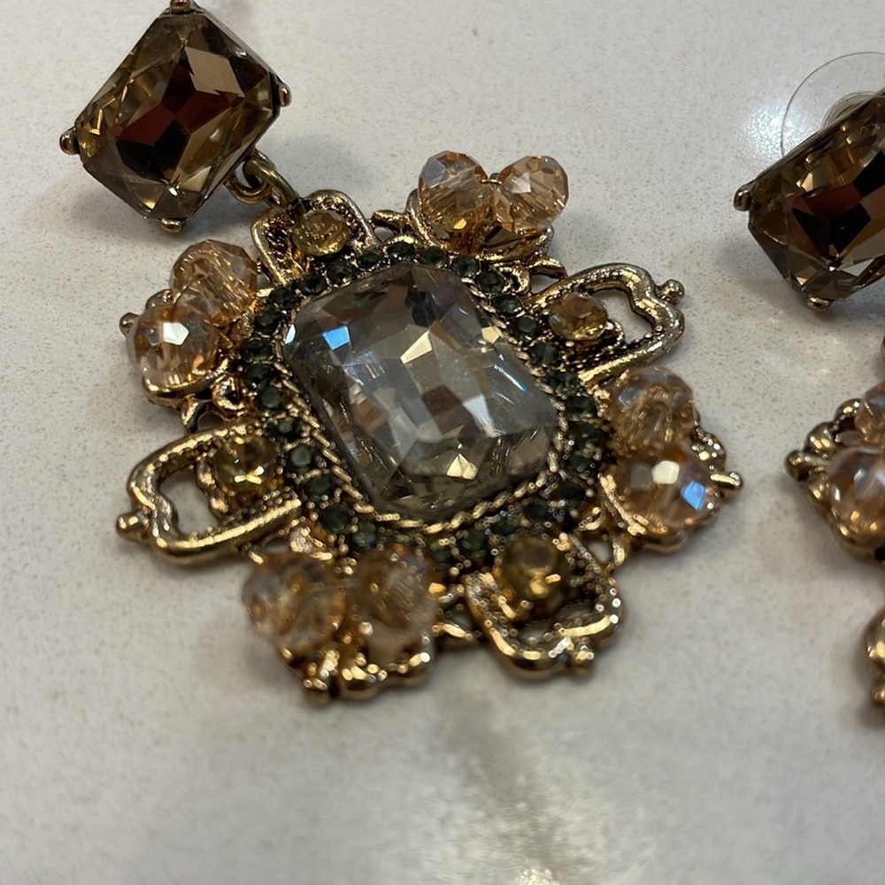 Crystal earrings - Picture 3 of 4